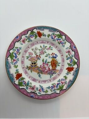 RARE Antique “Mintons”, “Poonah” design plate